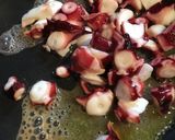 タコとスナップえんどうの炒め物作り方3写真