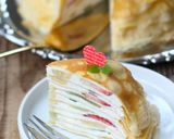 チーズクリーム＆フルーツの♡ミルクレープ作り方27写真