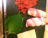 豚肉&大葉梅肉巻き油揚げフライ作り方1写真