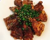 レバーの竜田揚げ☆ピリレモン餡掛け♪作り方5写真