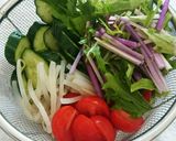 イカと野菜のピリ辛味噌炒め作り方1写真