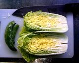 干しエビとミニ白菜の麻婆風炒め作り方2写真