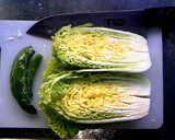 干しエビとミニ白菜の麻婆風炒め作り方2写真