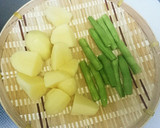 シロさん簡単副菜☆じゃがといんげんの煮物作り方1写真