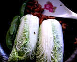 干しエビとミニ白菜の麻婆風炒め作り方4写真