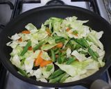 さつま芋と野菜炒めのホットサラダ作り方3写真