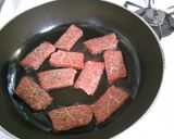 簡単スタミナ　焼肉！にんにく醤油ソース！作り方3写真