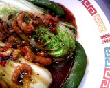 干しエビとミニ白菜の麻婆風炒め作り方7写真