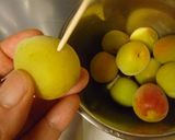 ハニー青梅ワイン漬け作り方1写真