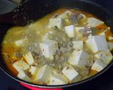 大根の葉と豆腐のピリ辛麻婆風☆作り方3写真