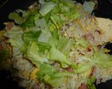 ★彡焼豚と玉子でにんにくレタス炒飯★彡作り方6写真