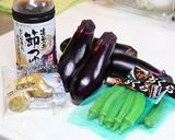 焼きナス&オクラのお浸し☆夏野菜を食す！作り方1写真