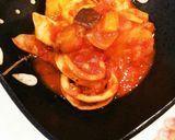 イカと野菜のピリ辛トマト煮作り方4写真