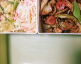 ケチャップ茄子と☆稲荷のお弁当作り方8写真