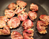 つまみに最高☆鶏ハツと長ねぎの簡単炒め！作り方4写真