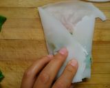 タイの鶏ひき肉・ハーブの生春巻き作り方7写真
