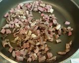 ジビエ：いのししベーコンかりかりサラダ作り方1写真