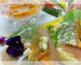 低糖質ロールパンで！爽やかチーズカナッペ作り方8写真
