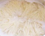 ヘルシー☆鶏むねひき肉のピリ辛稲庭うどん作り方3写真