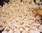 ヘルシー☆鶏むねひき肉のピリ辛稲庭うどん作り方4写真