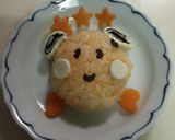 1歳3ヶ月☆アンパンマンキャラ弁☆作り方4写真
