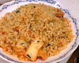 お酢+卵ご飯☆冷やご飯でぱらっと焼き飯作り方5写真