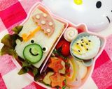 梅雨のカエルさん弁当…♩作り方2写真