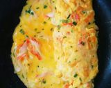 簡単ずぼらな卵焼き＊ カニカマねぎ入り☆作り方4写真