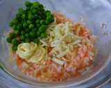 にんじんとご飯のガレット作り方2写真