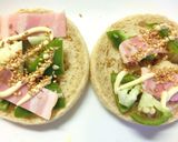 紫蘇香る❀ピーマン×ベーコントースト作り方5写真