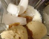 コーヒー抜きのキャラメルフラッペ作り方1写真