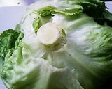 レンジで簡単大量消費☆レタスと卵の中華風作り方1写真