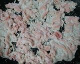 カリカリ豚ロースしゃぶしゃぶ肉ニラ炒め☺作り方3写真