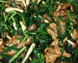 カリカリ豚ロースしゃぶしゃぶ肉ニラ炒め☺作り方8写真