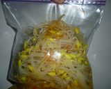 超簡単❤　ピリカラ　味付豆もやし！作り方3写真