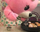 くまでもつくれる☆かんたん桃色ニラ饅頭❤作り方16写真