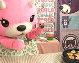 くまでもつくれる☆かんたん桃色ニラ饅頭❤作り方17写真
