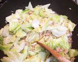 ツナとキャベツの塩味パスタ作り方4写真