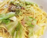 ツナとキャベツの塩味パスタ作り方6写真