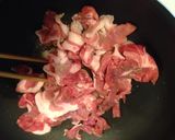 簡単！空芯菜と豚肉のガーリック炒め作り方3写真