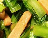 もう一品！小松菜とスパムの炒め物作り方1写真