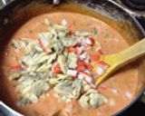 シーフードのトマトクリームパスタ作り方4写真