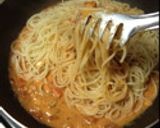 シーフードのトマトクリームパスタ作り方6写真