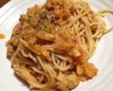 シーフードのトマトクリームパスタ作り方7写真