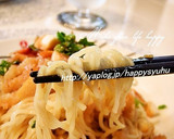 ごまだれ冷し生ラーメンde☆冷やし中華作り方6写真