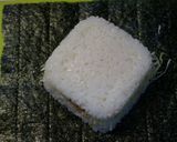 中華風ピーマン炒め★おにぎらず作り方5写真