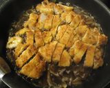 揚げない我が家のかつ丼作り方4写真