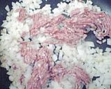 ひき肉入りオムレツ作り方1写真