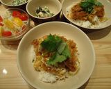 揚げない我が家のかつ丼作り方6写真