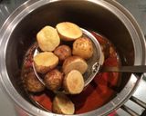 小粒の新じゃが芋の丸ごと甘辛煮作り方4写真